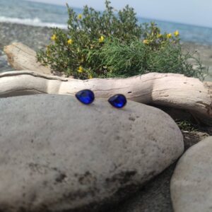 Σκουλαρίκια BILIO BLUE